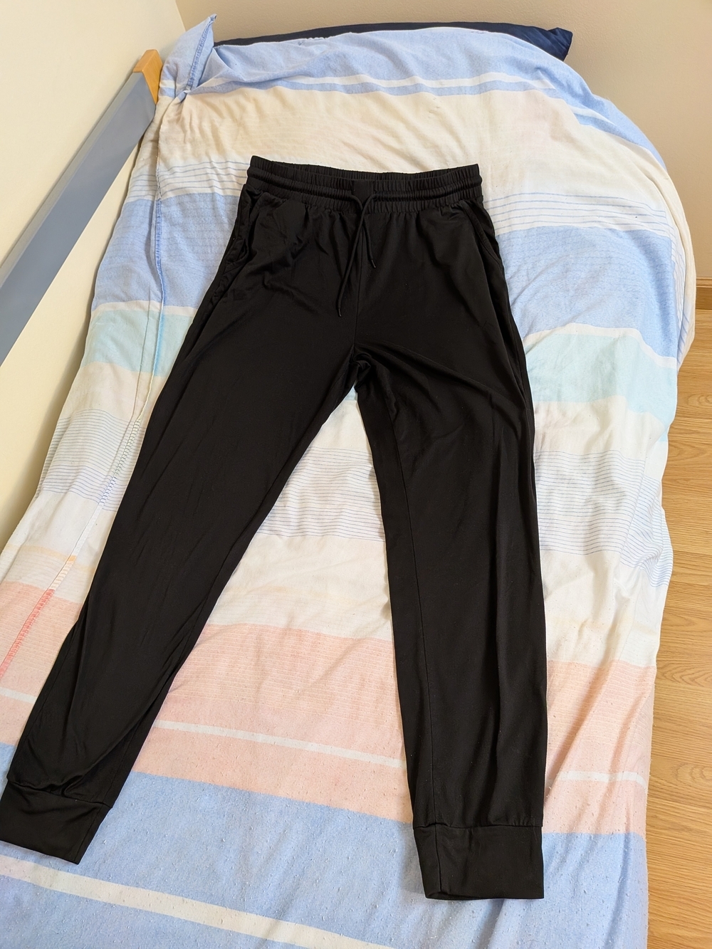 Black Athletic Jogger Pants